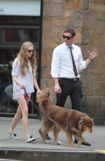 AMANDA SEYFRIED and Finn Out and About in New York 06/15/2015