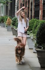 AMANDA SEYFRIED and Finn Out and About in New York 06/15/2015