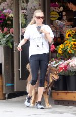 AMANDA SEYFRIED and Finn Out and About in New York 06/26/2015
