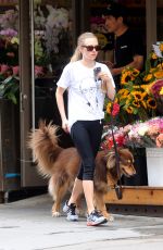 AMANDA SEYFRIED and Finn Out and About in New York 06/26/2015