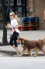 AMANDA SEYFRIED and Finn Out and About in New York 06/26/2015