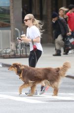 AMANDA SEYFRIED and Finn Out and About in New York 06/26/2015