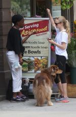 AMANDA SEYFRIED and Finn Out and About in New York 06/26/2015
