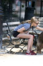 AMANDA SEYFRIED and Finn Out in New York 06/17/2015