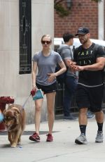 AMANDA SEYFRIED and Finn Out in New York 06/17/2015