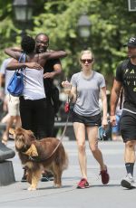 AMANDA SEYFRIED and Finn Out in New York 06/17/2015