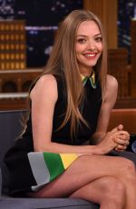 AMANDA SEYFRIED at Tonight Show Starring Jimmy Fallon in New York 06/05/2015