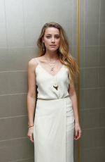 AMBER HEARD a Magic Mike XXL Press Conference in West Hollywood