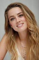 AMBER HEARD a Magic Mike XXL Press Conference in West Hollywood