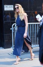 AMBER HEARD Arrives at Good Morning America in New York 06/22/2015
