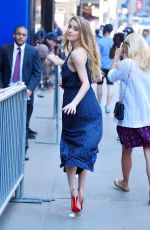 AMBER HEARD Arrives at Good Morning America in New York 06/22/2015