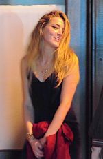 AMBER HEARD Arrives Back at Her Hotel in New York 06/24/2015