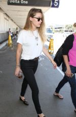 AMBER HEARD at Los Angeles International Airport 06/24/2015