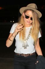 AMBER HEARD at Los Angeles International Airport 06/26/2015