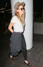 AMBER HEARD at Los Angeles International Airport 06/26/2015
