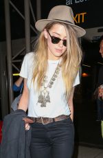 AMBER HEARD at Los Angeles International Airport 06/26/2015