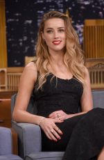 AMBER HEARD at Tonight Show Starring Jimmy Fallon in New York 06/22/2015