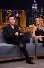 AMBER HEARD at Tonight Show Starring Jimmy Fallon in New York 06/22/2015