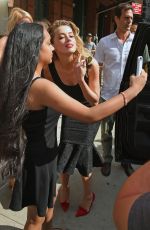 AMBER HEARD Leaves Her Hotel in New York 06/22/2015