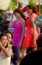 ANNA KENDRICK and AUBREY PLAZA on the Set of Mike and Dave Need Wedding Dates 06/01/2015