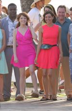 ANNA KENDRICK and AUBREY PLAZA on the Set of Mike and Dave Need Wedding Dates 06/01/2015