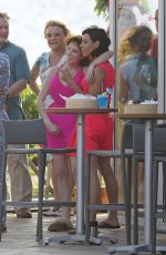 ANNA KENDRICK and AUBREY PLAZA on the Set of Mike and Dave Need Wedding Dates 06/01/2015