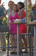 ANNA KENDRICK and AUBREY PLAZA on the Set of Mike and Dave Need Wedding Dates 06/01/2015