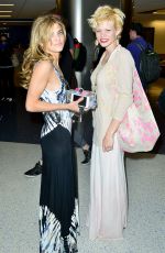 ANNALYNE and ANGEL MCCOR at LAX Airport 06/07/2015