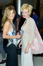ANNALYNE and ANGEL MCCOR at LAX Airport 06/07/2015