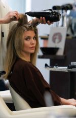ANNALYNNE MCCORD at a Hair Salon in Beverly Hills 06/13/2015