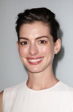 ANNE HATHAWAY at The True Cost Private Screening in New York