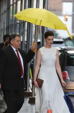 ANNE HATHAWAY Out in New York 06/16/2015