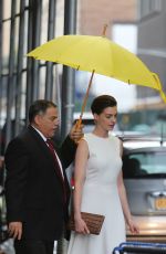 ANNE HATHAWAY Out in New York 06/16/2015