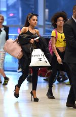 ARIANA GRANDE at JFK Airport in New York 06/29/2015