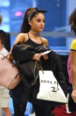 ARIANA GRANDE at JFK Airport in New York 06/29/2015