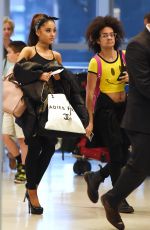 ARIANA GRANDE at JFK Airport in New York 06/29/2015