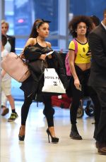ARIANA GRANDE at JFK Airport in New York 06/29/2015