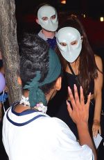 ARIANA GRANDE in a Mask at Her 22nd Birthday Party in New York 06/26/2015