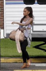 ARIANA GRANDE on the Set of Scream Queens 06/22/2015