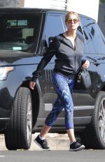 ASHLEY BENSON in Tights Out and About in Los Angeles 06/17/2015