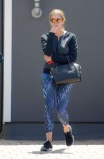 ASHLEY BENSON in Tights Out and About in Los Angeles 06/17/2015