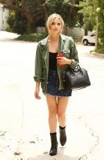 ASHLEY BENSON Out and About in Beverly Hills 06/24/2015