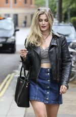 ASHLEY JAMES Out and About in London 06/22/2015