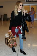 ASHLEY TISDALE Arrives at LAX Airport in Los Angeles 06/16/2015