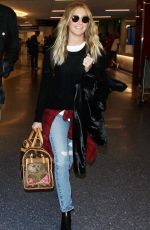 ASHLEY TISDALE Arrives at LAX Airport in Los Angeles 06/16/2015