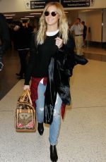 ASHLEY TISDALE Arrives at LAX Airport in Los Angeles 06/16/2015