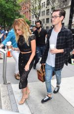 ASHLEY TISDALE Arrives at The Chew in New York 06/16/2015