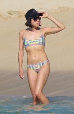 AUBREY PLAZA in Bikini at a Beach in Hawaii 06/05/2015