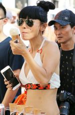 BAI LING at Auto Exhibit in Beverly Hills 06/21/2015