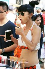 BAI LING at Auto Exhibit in Beverly Hills 06/21/2015